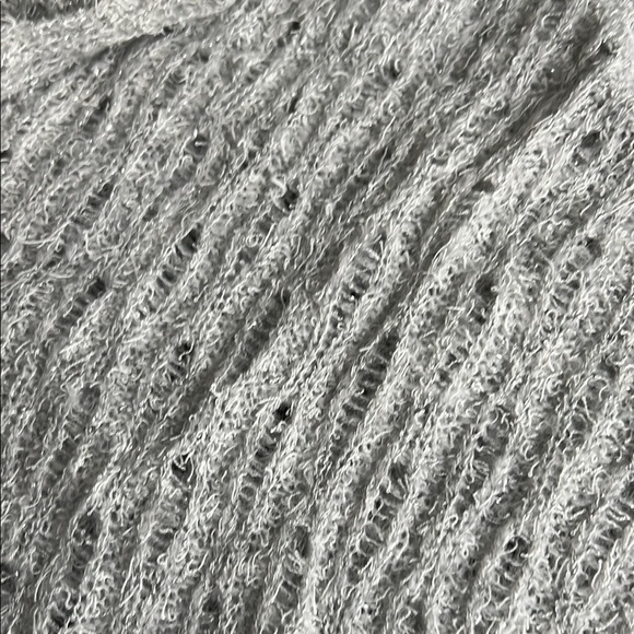 Trouvé Women’s Cozy Silver Sweater with Subtle Shimmer - Picture 7 of 8